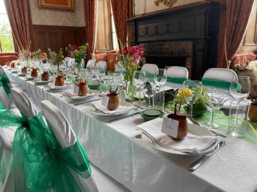 long tables wedding