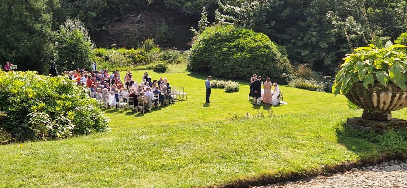 wedding in the garden